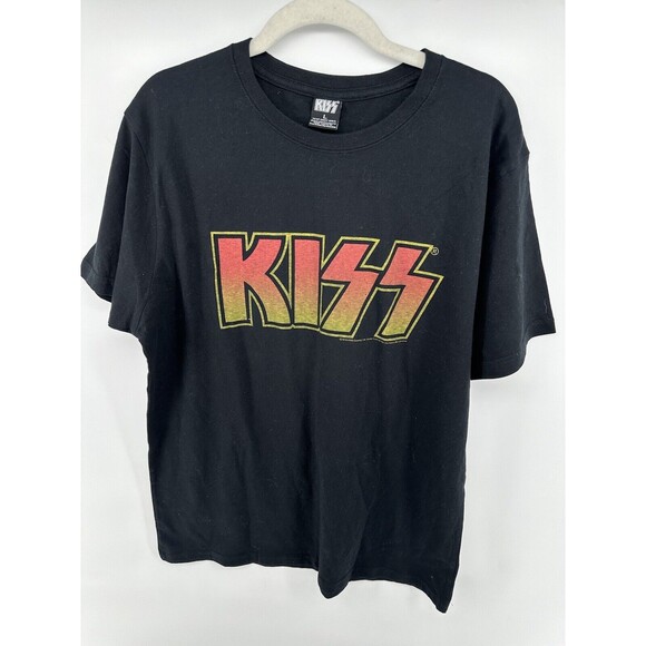 Official KISS Catalog L Black 2010 Logo Tee - Picture 1 of 2